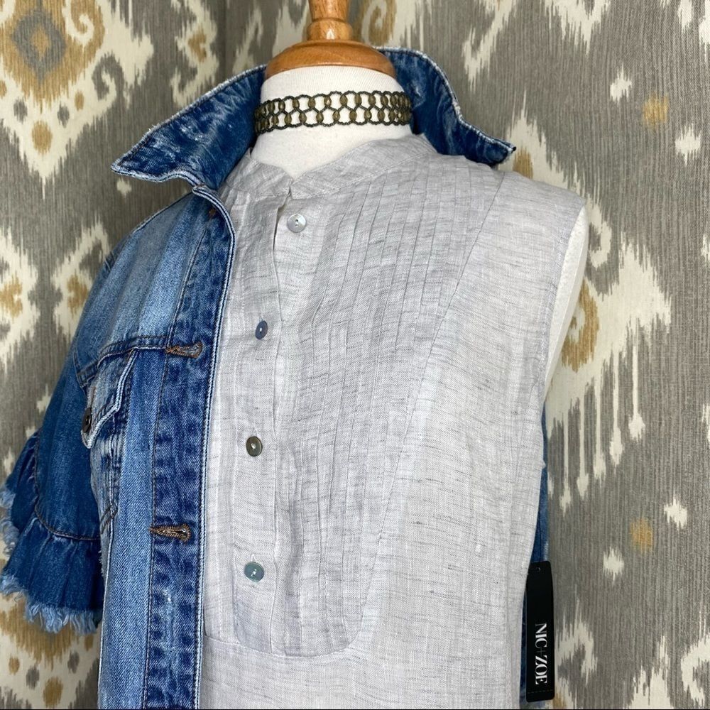 Nic & Zoe Nordstrom’s Linen Sleeveless Tunic Dress